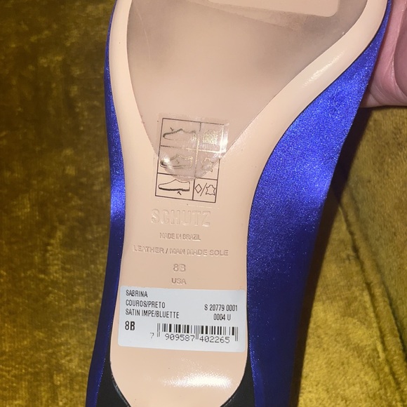 SCHUTZ
Sabrina Satin Pump In Bluette - Picture 5 of 5